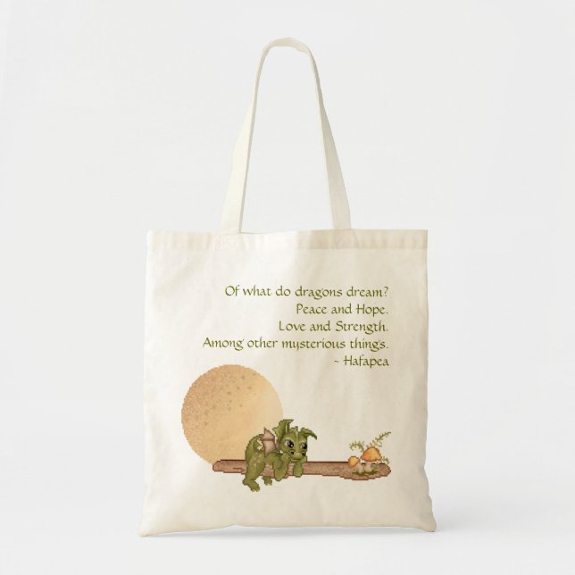 Tote Bag Rêver le dragon (Devant)