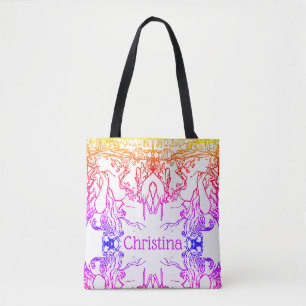 Tote Bag Réversible fourre-tout d'Alphonse Mucha de nouvea