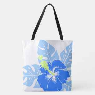 Tote Bag Réversible hawaïen BeachBag de ketmie de plage d