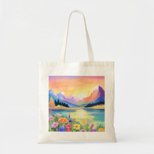 Tote Bag Rêves au Sanctuaire du Lac des Montagnes