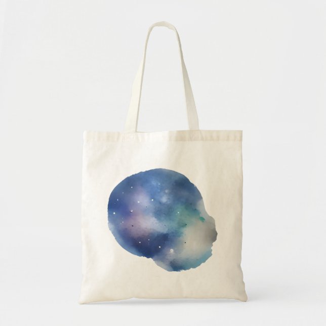 Tote Bag Rêves célestes : une exploration de l'aquarelle (Devant)