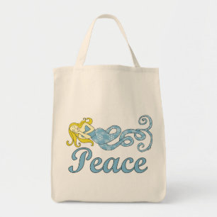 Tote Bag Rêves de vacances de sirène de paix