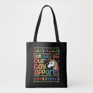 Tote Bag Revêtons maintenant notre tenue gay licorne gay No