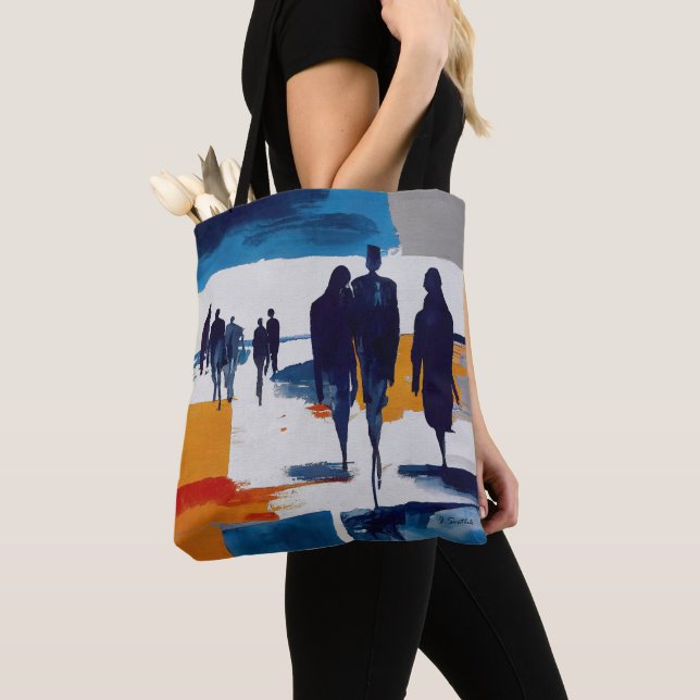 Tote Bag Rêveurs de l'après-tempête – Figures abstraites (De près)