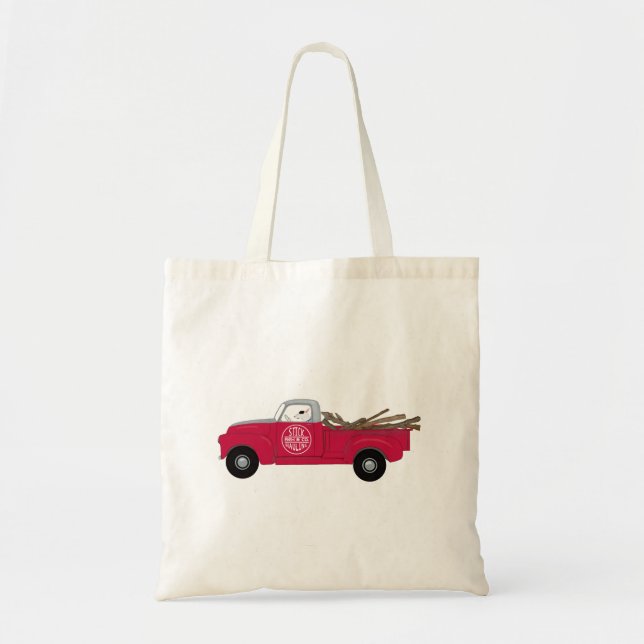 Tote Bag Rex La TV Terrier Camion Rouge (Devant)