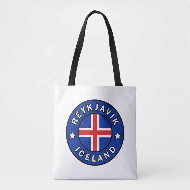 Tote Bag Reykjavik Islande (Devant)