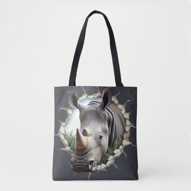 Tote Bag Rhinocéros (Devant)