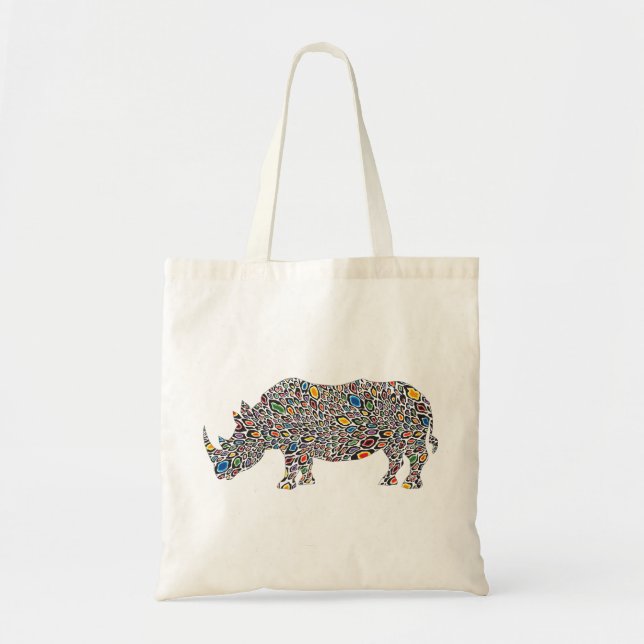 Tote Bag Rhinoceros-Cheetah (Devant)
