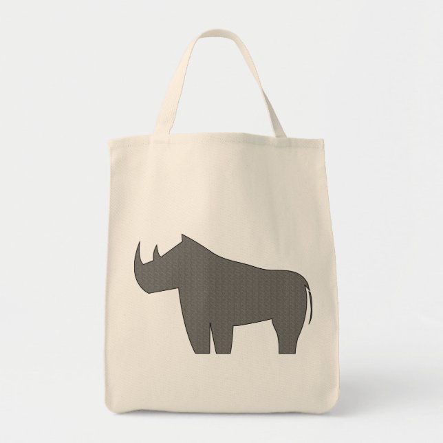 Tote Bag Rhinocéros - rhinocéros (Devant)