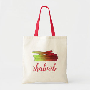 Tote Bag Rhubarb culinaire Stalks Légumes Jardin Alimentati