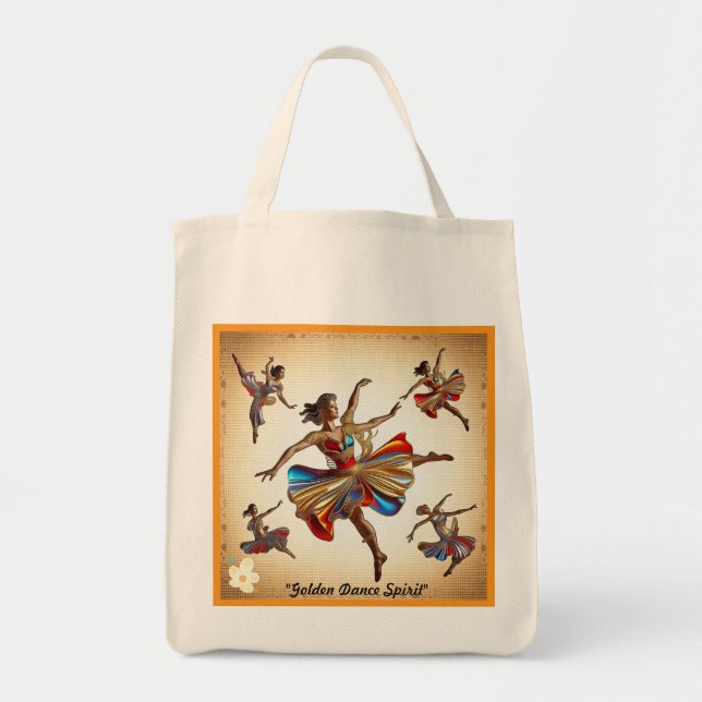 Tote Bag "Rhythmes de danse inspirants" (Devant)