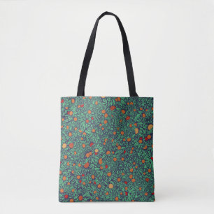 Tote Bag Rich Orchard : Vintage Tree Motif.