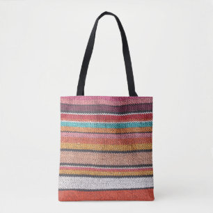 Tote Bag Richesse du tapis : Textures mexicaines péruvienne