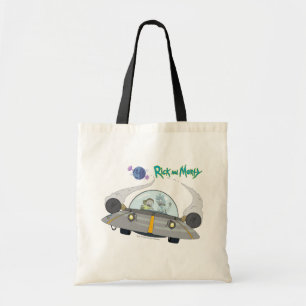 Tote Bag RICK AND MORTY™   Flying Off In Space Ship