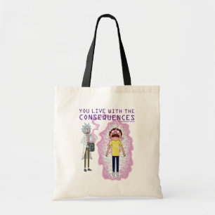 Tote Bag RICK AND MORTY™ You Live With The Consequences