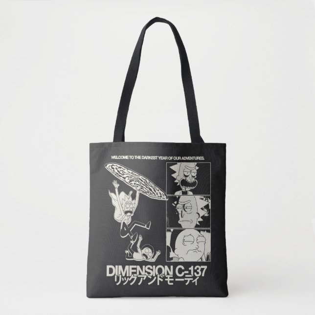 Tote Bag RICK ET MORTY™ | Dimension C-137 (Devant)