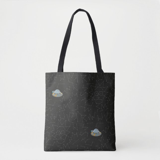 Tote Bag RICK ET MORTY™| Motif Rick Constellation (Devant)
