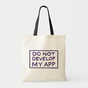 TOTE BAG RICK ET MORTY™  NE PAS DÉVELOPPER MON APP