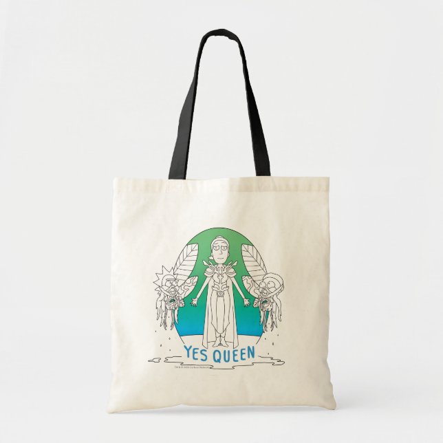Tote Bag RICK ET MORTY™ | Oui Reine (Devant)