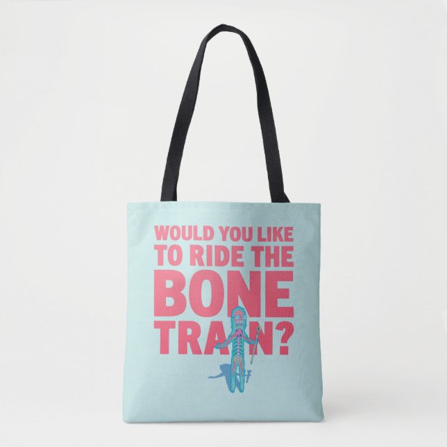 Tote Bag RICK ET MORTY™ | Parc anatomique - Train osseux (Devant)