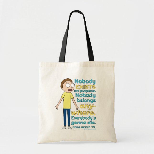 Tote Bag RICK ET MORTY™ | Personne N'Existe À Titre Excepti (Devant)