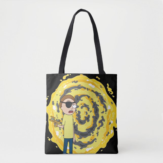 Tote Bag RICK ET MORTY™ | Portail d'Evil Morty (Devant)