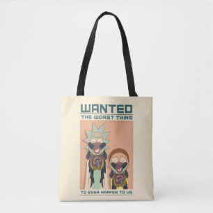 Tote Bag RICK ET MORTY™   Poster Recherché Glorzo