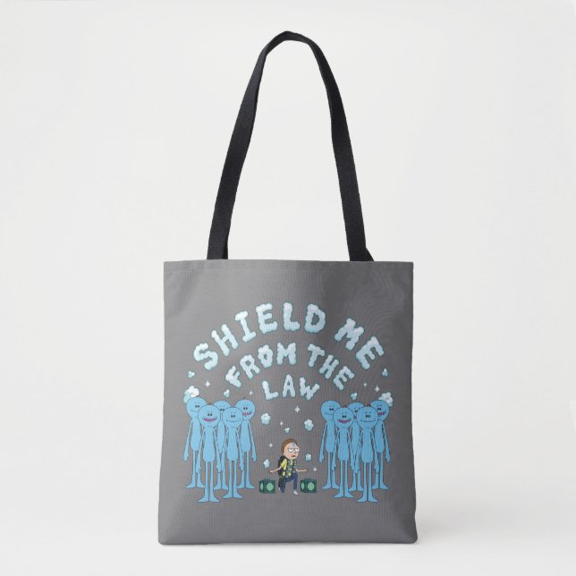 Tote Bag RICK ET MORTY™ | Protégez-Moi De La Loi (Devant)