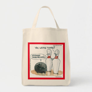 Tote Bag Rick London Dessins Drôle Bowling Comic