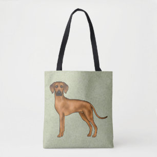 Tote Bag Ridback Rhodésien Brun Lion Chien Dessin Animé Ver