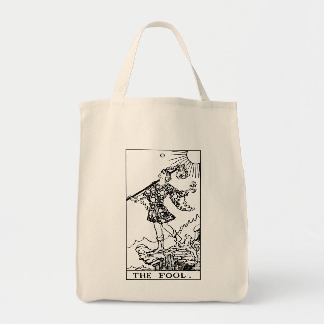 Tote Bag Rider Waite Tarot Major Arcana L'idiot (Devant)