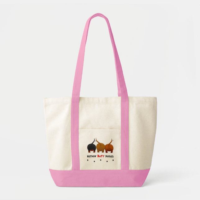 Tote Bag Rien n'aboutent des Doxies (Devant)