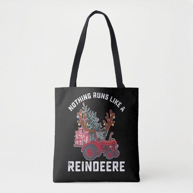 Tote Bag Rien Ne Fonctionne Comme Un Reindeere Tractor (Devant)