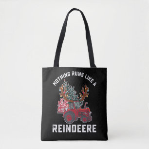 Tote Bag Rien ne fonctionne comme un tracteur de rennes Rei