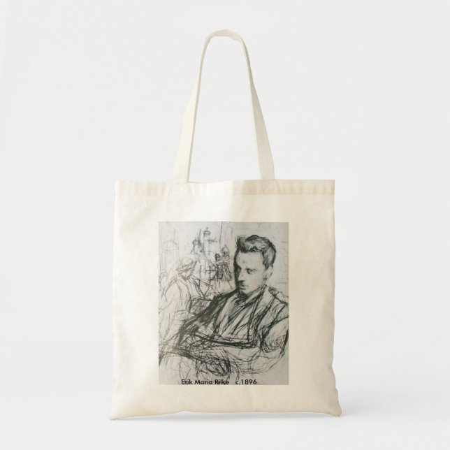 Tote Bag Rilke - croquis (Devant)