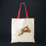 Tote Bag Rinder en vol<br><div class="desc">Oubliez l'emballage cadeau ! Les sacs en toile sont une belle et réutilisable façon de présenter des cadeaux de Noël!</div>