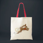 Tote Bag Rinder en vol<br><div class="desc">Oubliez l'emballage cadeau ! Les sacs en toile sont une belle et réutilisable façon de présenter des cadeaux de Noël!</div>