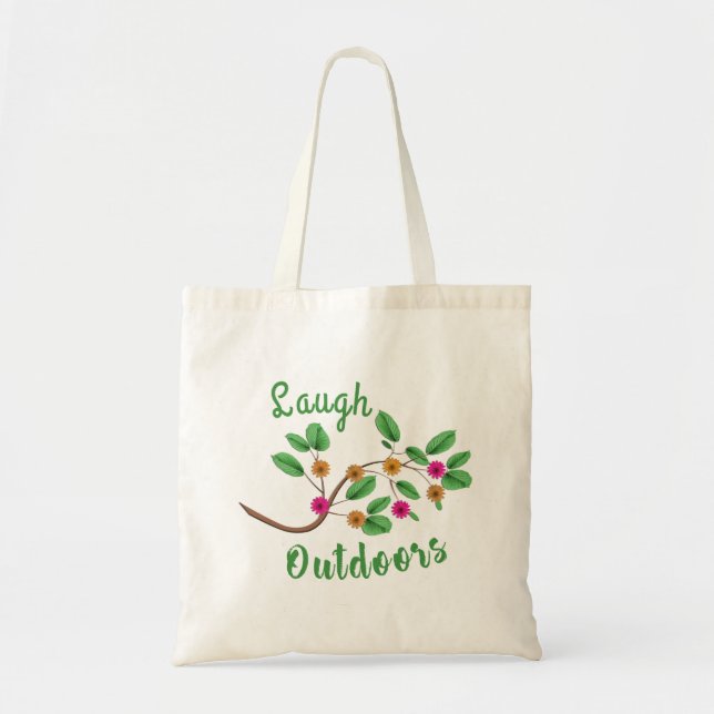 Tote Bag Rire à l'extérieur (Devant)