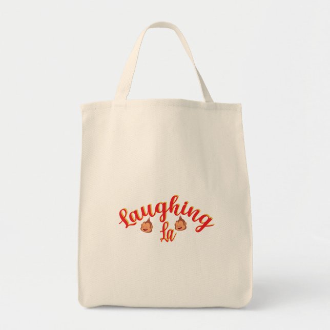 Tote Bag Rire, La. (Devant)