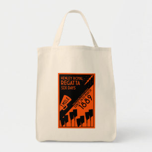 Tote Bag Rivière Thames Regatta - Vintage Retro Style Rowin