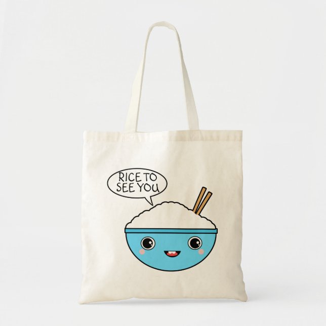 Tote Bag Riz à vous voir (Devant)