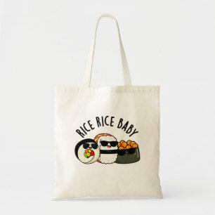 Tote Bag Riz Bébé Funny Sushi Roll Pun