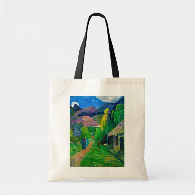 Tote Bag Road in Tahiti, Gauguin (Devant)