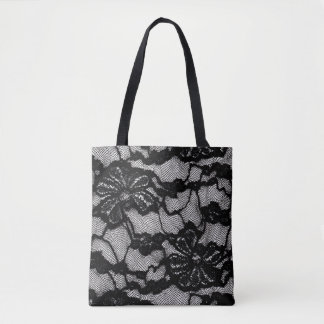 Tote Bag Robe noire et blanche Abstraite pour femme comme f