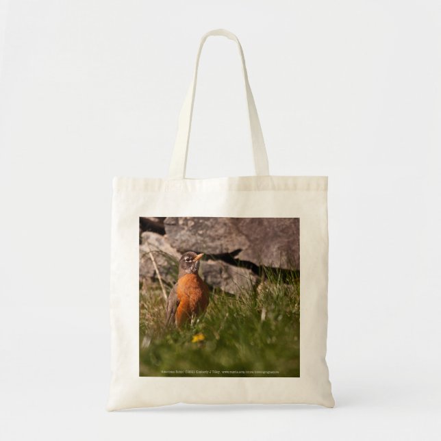 Tote Bag Robin américain (Devant)