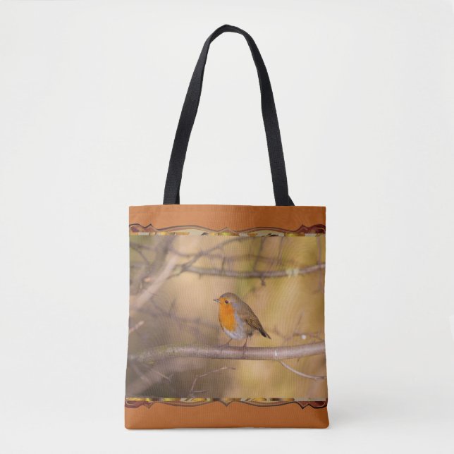 Tote Bag Robin Dans Les Bois (Devant)