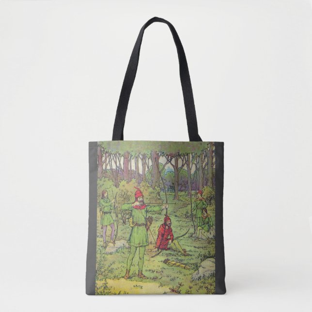Tote Bag Robin des Bois dans la forêt  (Devant)