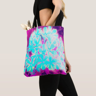 Tote Bag Robin's Oeuf Blue Peppermenthe Twist Phlox Flowers