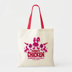 Tote Bag Robot Chicken Nerd Unicorn