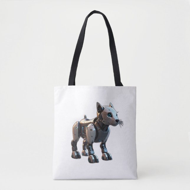 Tote Bag robot chien (Devant)